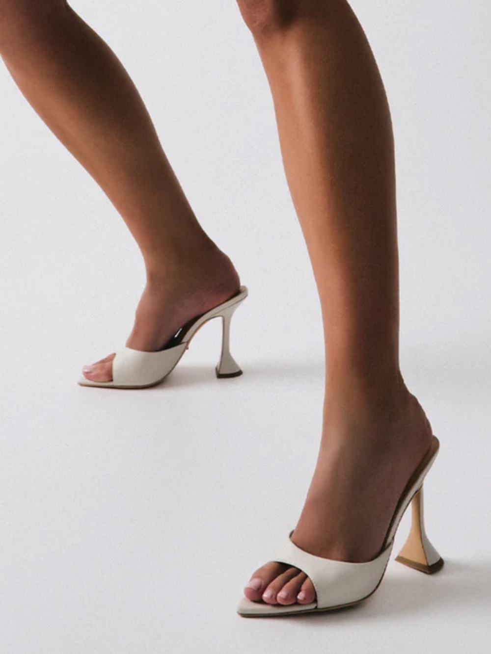 Tony Bianco Marcel Dove Nappa Mules